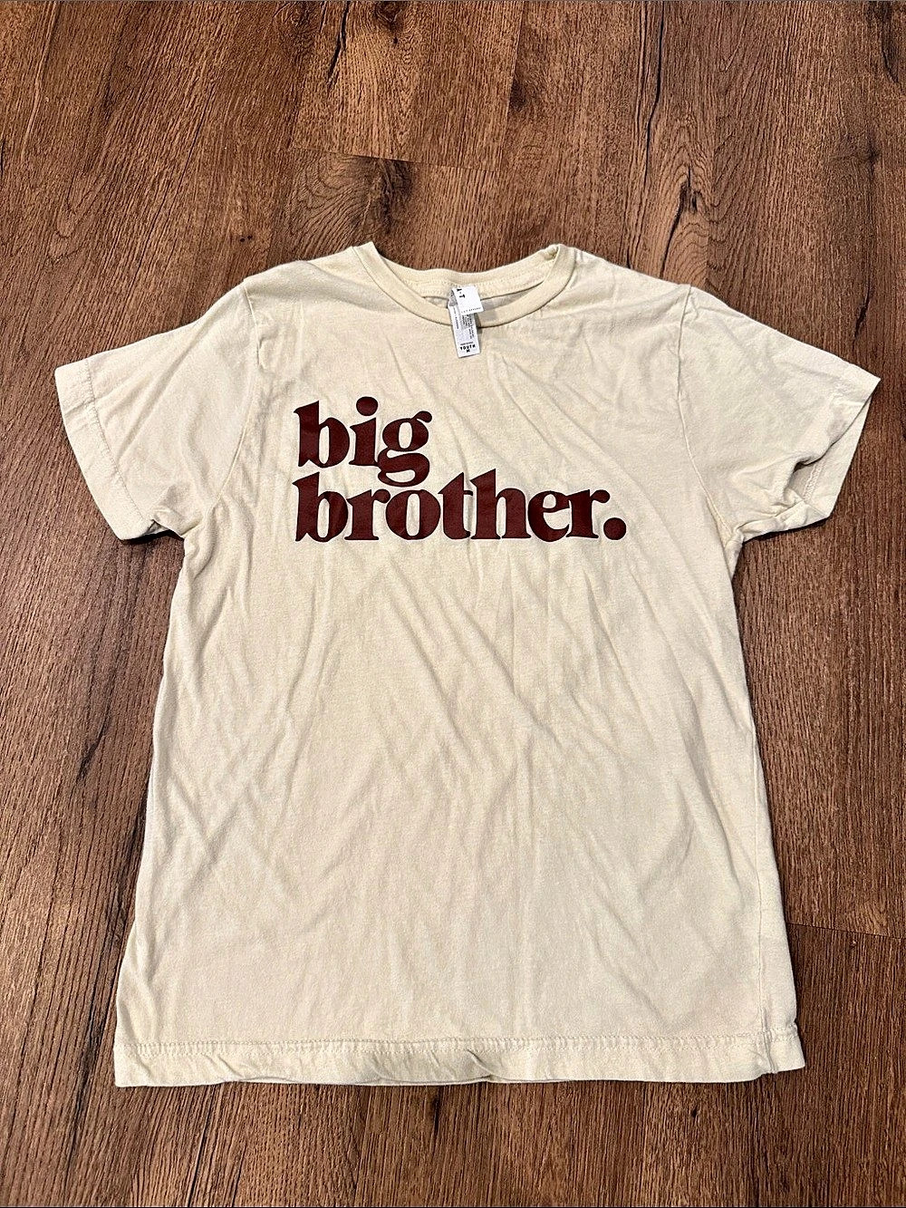 Live & Tell Cream Big Brother Graphic Tee